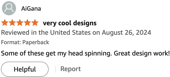 AiGana — 5 stars — very cool designs.